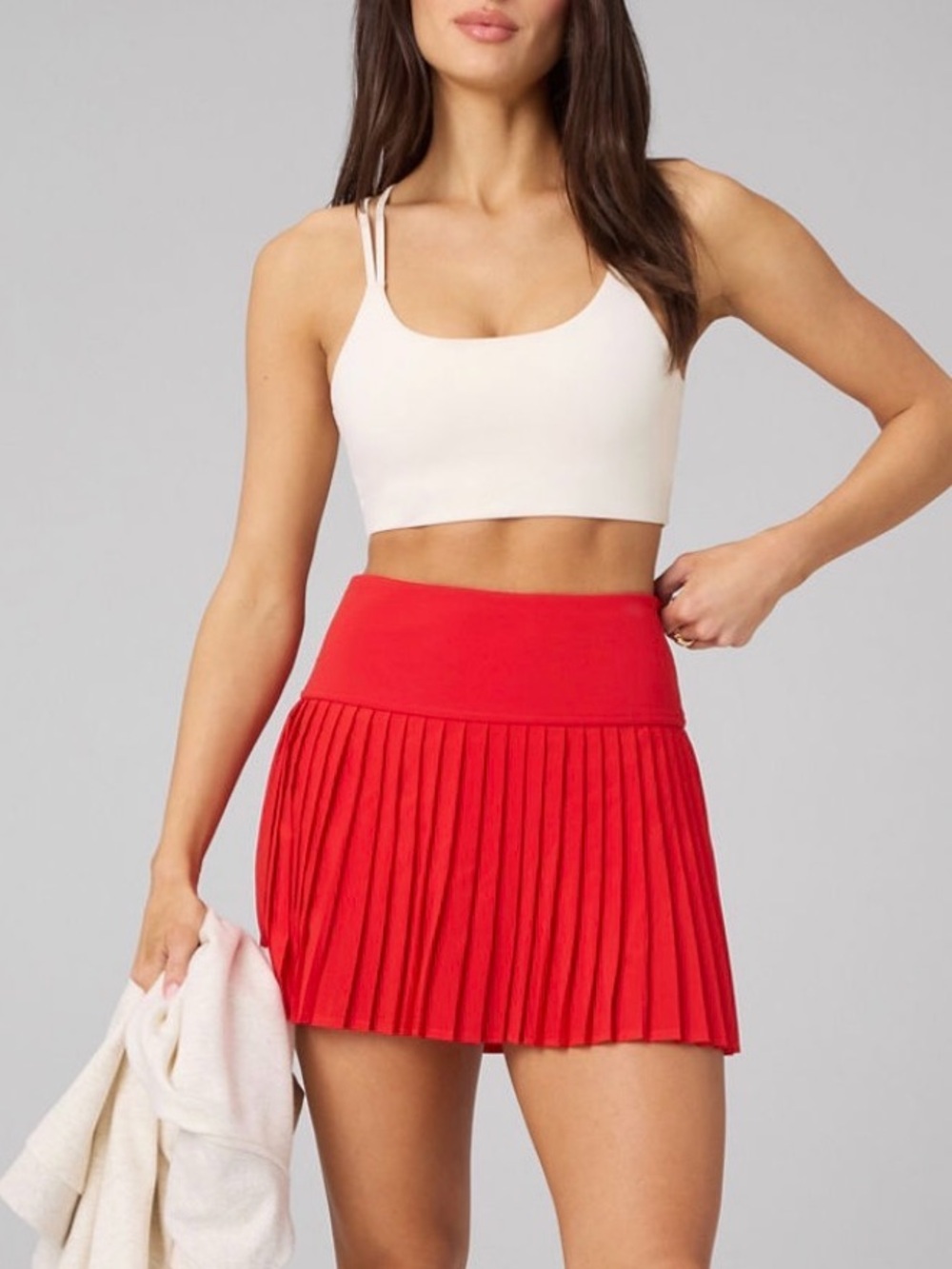 🤍New Fabletics Hot Shot Pleated Mini Skort🤍